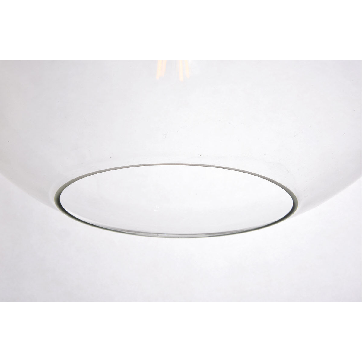 Placido 1 Light 16 inch Black and Clear Pendant Ceiling Light