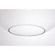 Placido 1 Light 16 inch Black and Clear Pendant Ceiling Light