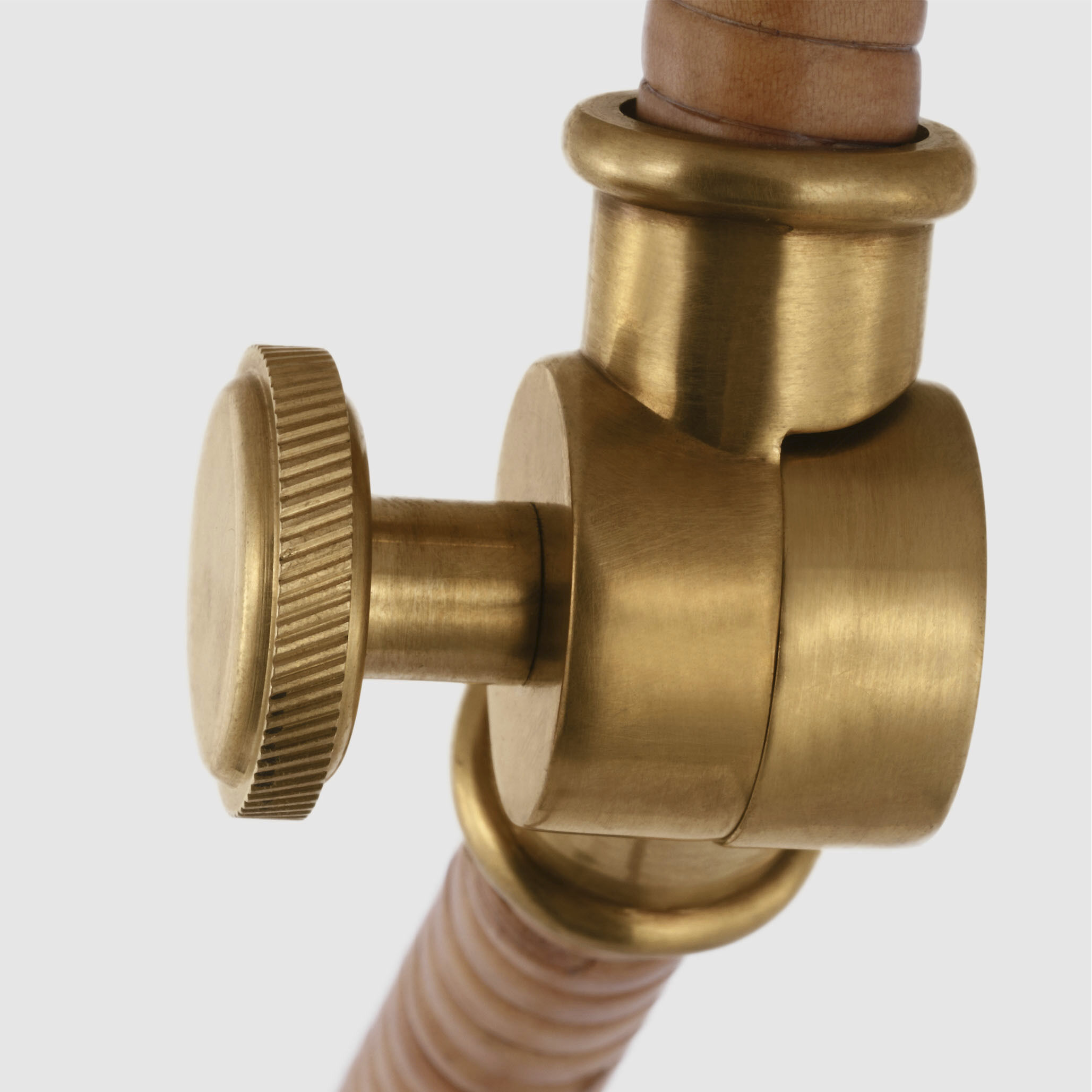 Chapman & Myers Basden 52 inch 15.00 watt Antique-Burnished Brass and Natural Rattan Bridge Arm Floor Lamp Portable Light