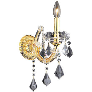 Maria Theresa 1 Light 8 inch Gold Wall Sconce Wall Light in Clear, Royal Cut