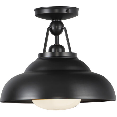 Palmetto 1 Light 12 inch Urban Bronze Semi Flush Mount Ceiling Light