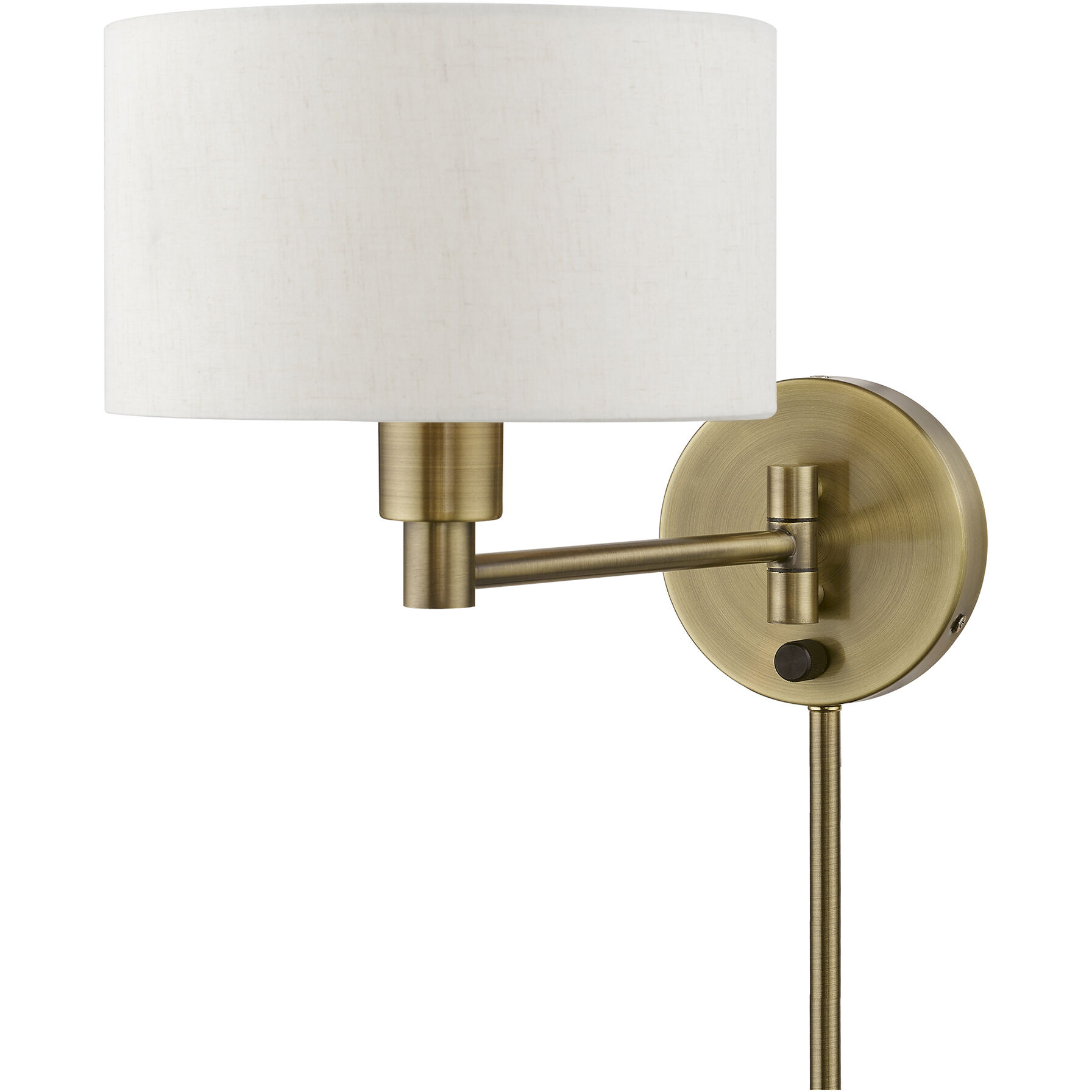 Allison 15 inch 60.00 watt Antique Brass Swing Arm Wall Lamp Wall Light