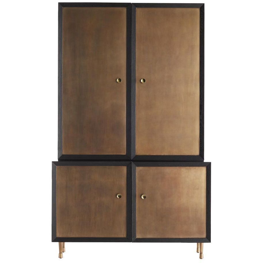 Kilpatrick Burnished Gold Leaf Cabinet