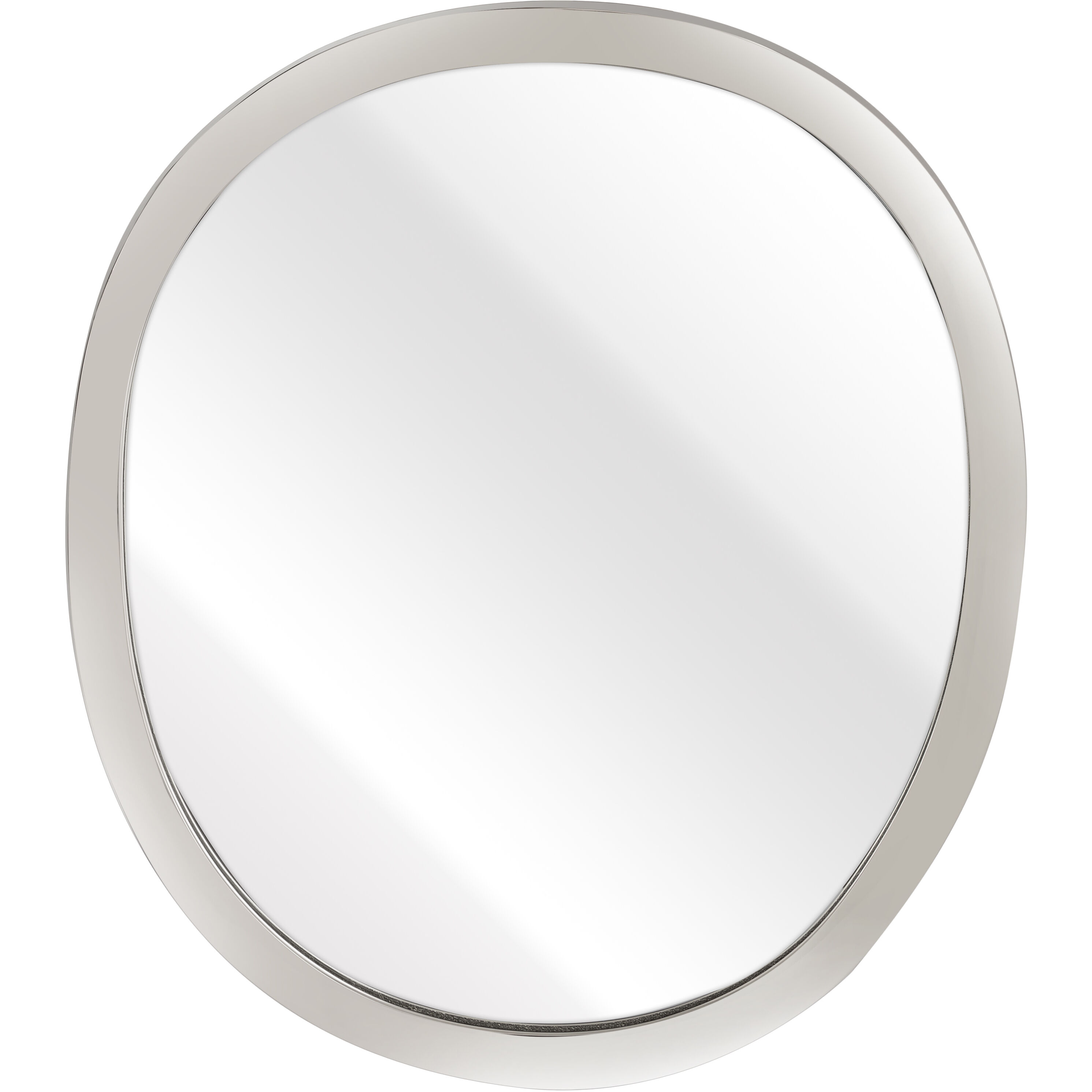 Flex 20 X 18 inch Polished Nickel with Mirror Wall Mirror