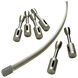 Illuma-Flex Brushed Nickel Flex Track Ceiling Light