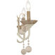 Colonial Charm 9 Light 33.13 inch White Wash and Sun Dried Clay Chandelier Ceiling Light