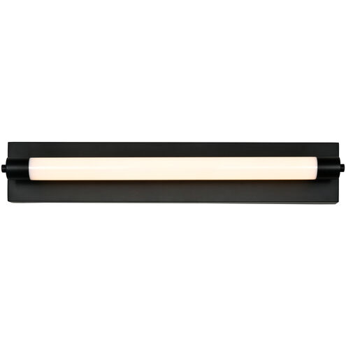 Procyon 24 inch Black Bathroom Vanity Light Wall Light