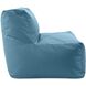Seascape Turquoise Outdoor Pouf Chair Cover