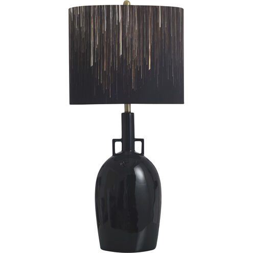 Empire 36.75 inch 100.00 watt Gloss Black Table Lamp Portable Light