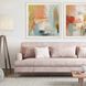 Abstract Collection Distressed Ivory Wood Framed Art