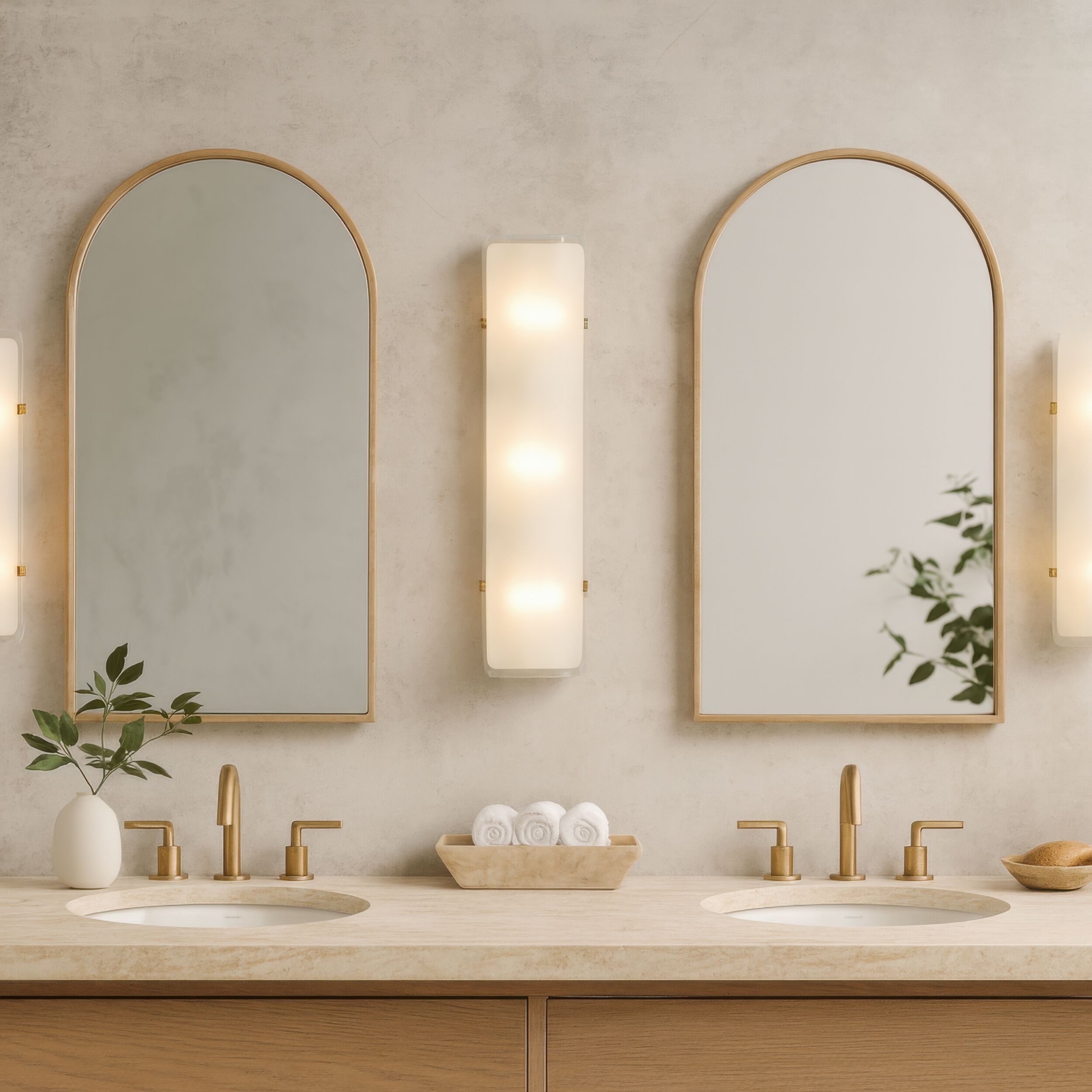 Fairchild 3 Light 6 inch Black and Polished Nickel with Satin Brass ADA Wall Sconce Wall Light