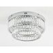 Canada LED 15.75 inch Chrome Flush Mount Ceiling Light