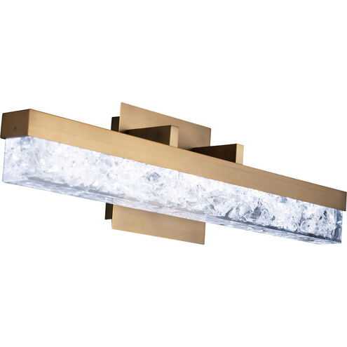 Minx LED 20.5 inch Aged Brass Bath Vanity & Wall Light in 21in.