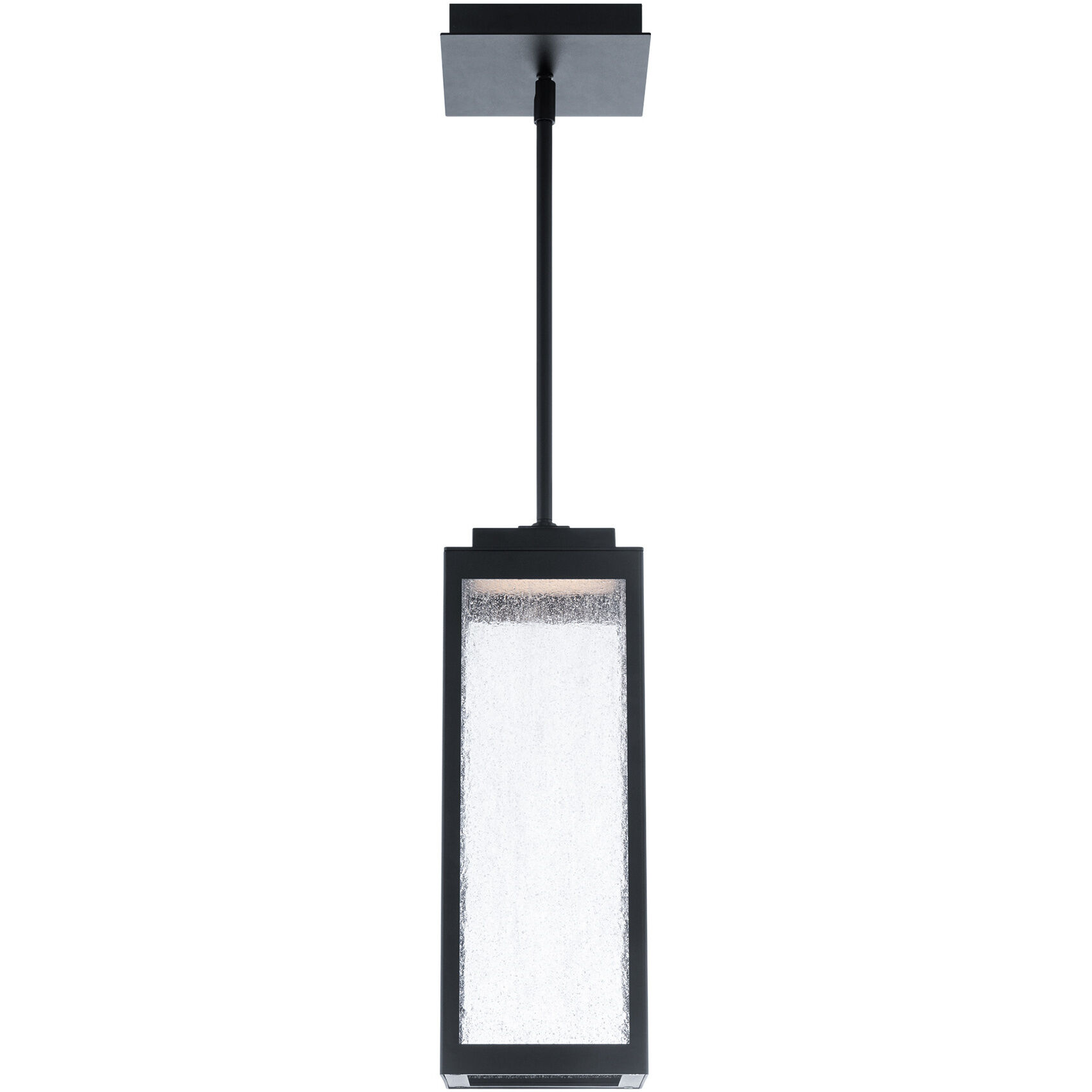 Amherst LED 6 inch Black Outdoor Pendant, dweLED