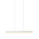 Stiletto LED 24.25 inch Satin White Pendant Ceiling Light in Standard Suspension