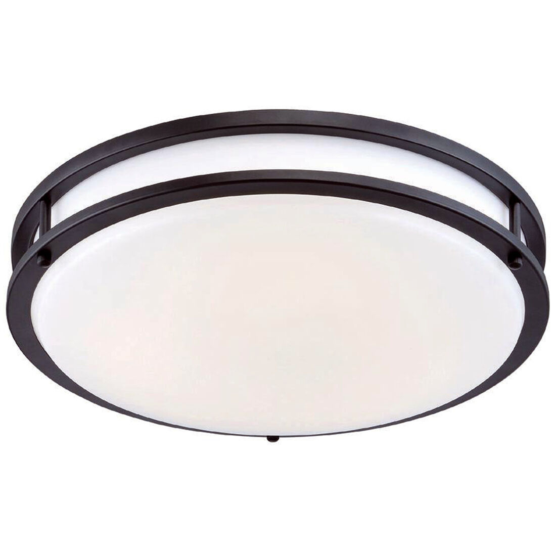 EnviroLite LED 10.3 inch Oil Rubbed Bronze Flush Mount Ceiling Light
