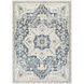 New Mexico 36 X 24 inch Navy/Charcoal/White/Pale Blue/Cream/Grass Green Rugs, Rectangle