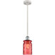 Ballston Candor LED 4.75 inch White and Polished Chrome Mini Pendant Ceiling Light, Ballston