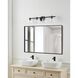 Valentina 4 Light 30 inch Matte Black Vanity Light Wall Light
