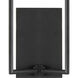 Lena Bath Wall Light in Black Forged