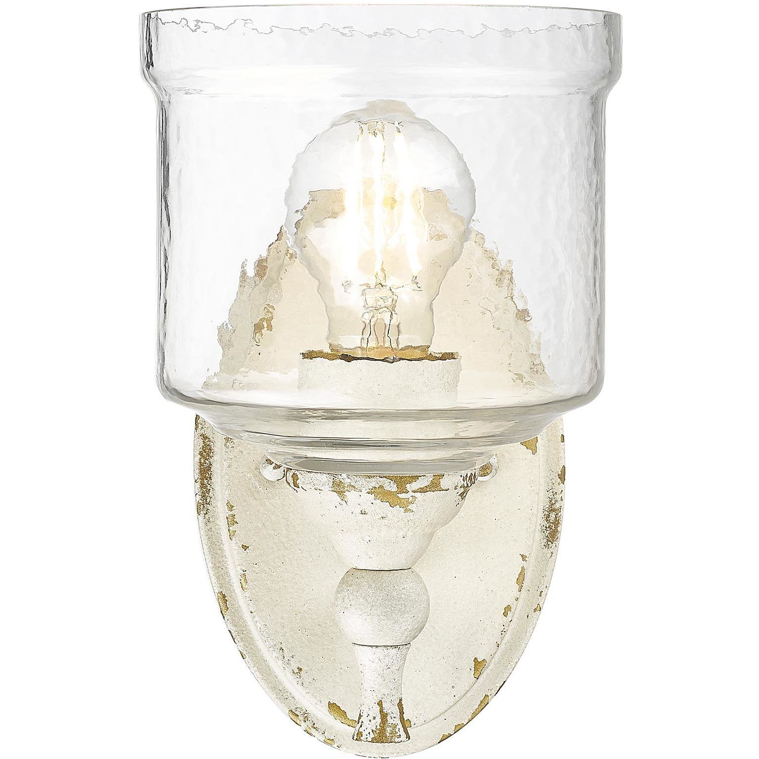 Keating 1 Light 5.88 inch Antique Ivory Wall Sconce Wall Light