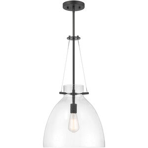 Foster 1 Light 14 inch Matte Black Pendant Ceiling Light