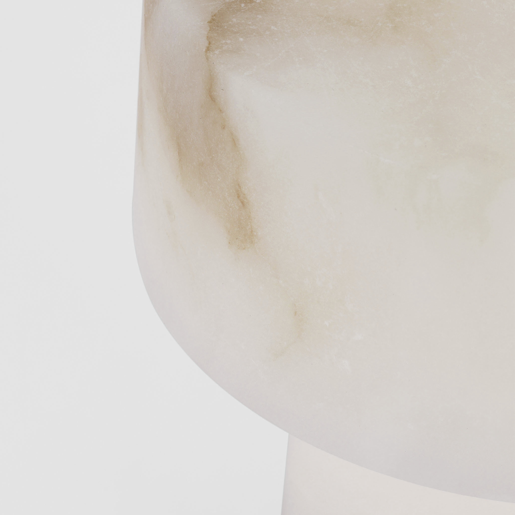 Kelly Wearstler Una 7.25 inch 5.00 watt Alabaster Accent Lamp Portable Light