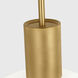 Drew & Jonathan Colewood 1 Light 15.5 inch Satin Brass Pendant Ceiling Light, Medium
