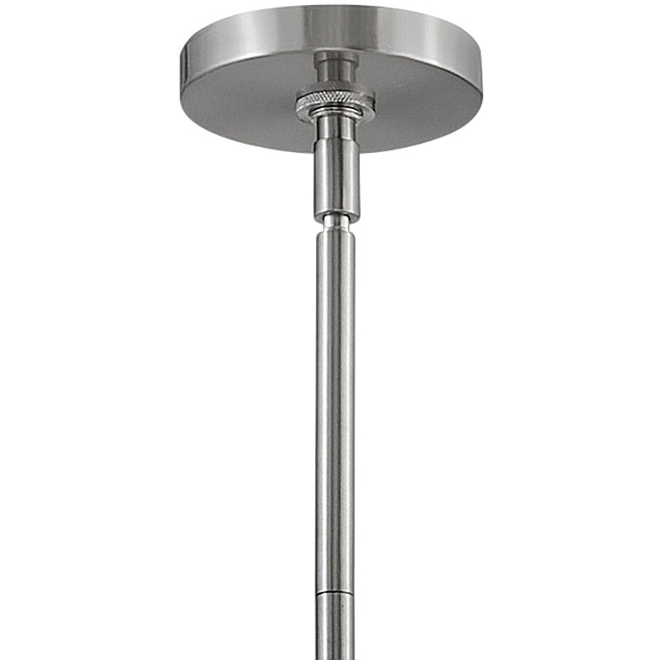 Archer 6 Light 26 inch Brushed Nickel with Brushed Bronze Indoor Chandelier Ceiling Light