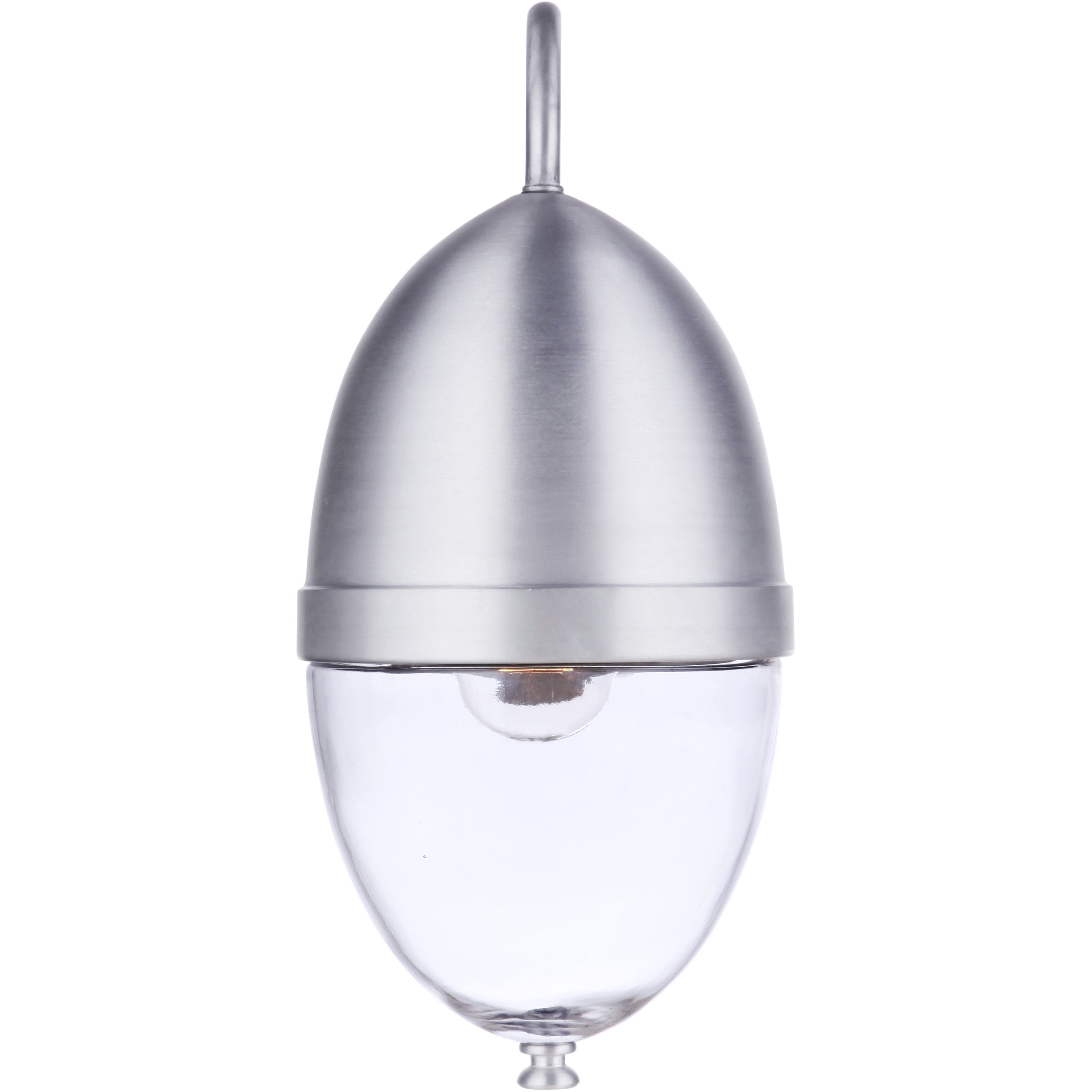 Sivo Outdoor Wall Mount in Satin Aluminum, Medium