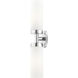 Aero 2 Light 19 inch Polished Chrome ADA Vanity Sconce Wall Light