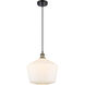 Ballston Cindyrella LED 12 inch Black Antique Brass Mini Pendant Ceiling Light