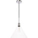 Hugh 1 Light 13.75 inch Chrome Pendant Ceiling Light