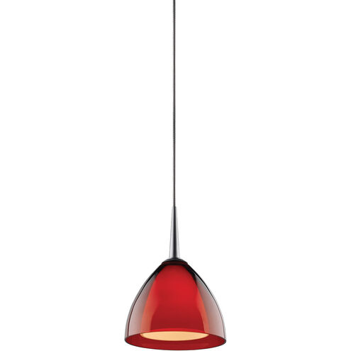 Rainbow 1 Light 5 inch Matte Chrome Small Pendant Ceiling Light