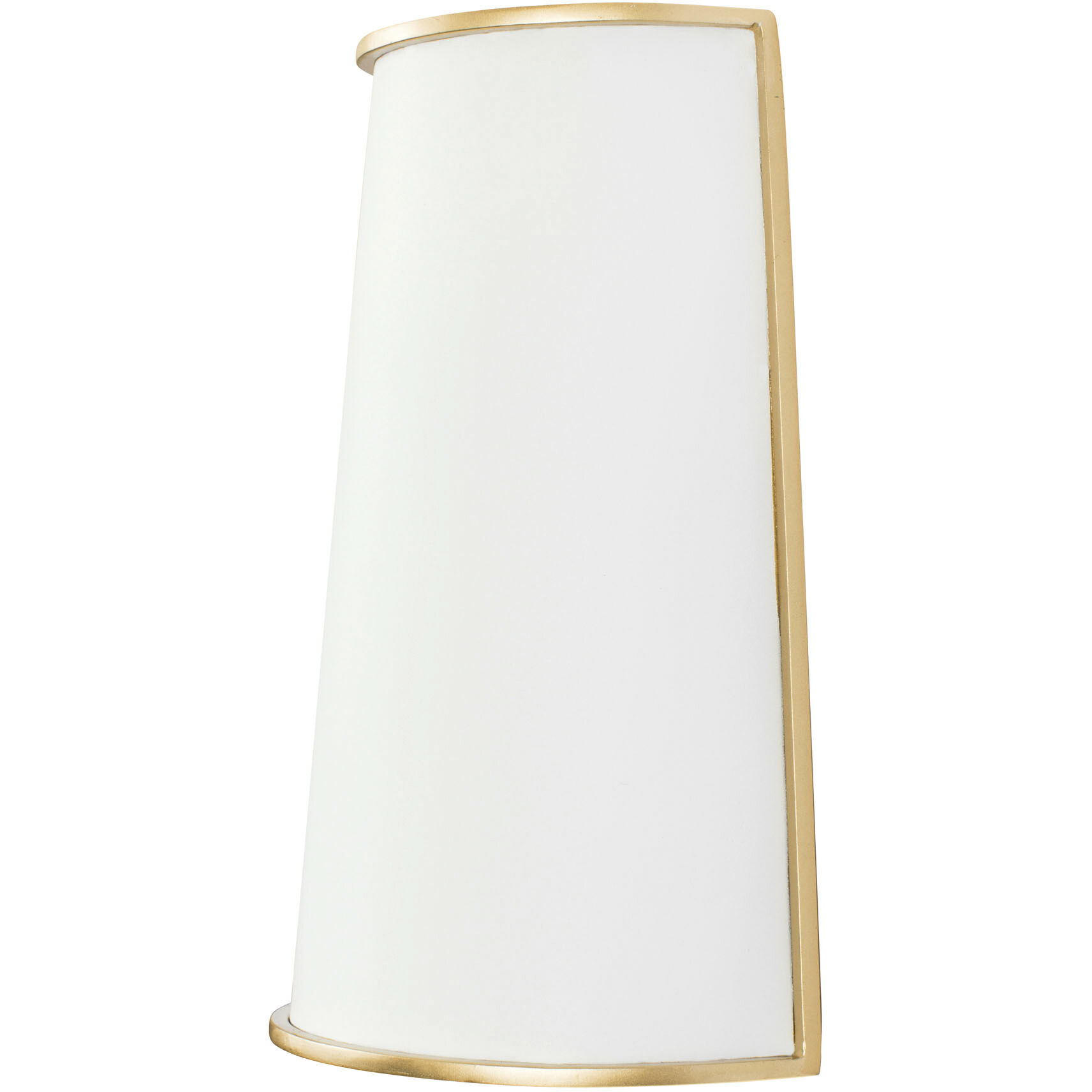 Coco Wall Sconce Wall Light in Matte White/French Gold