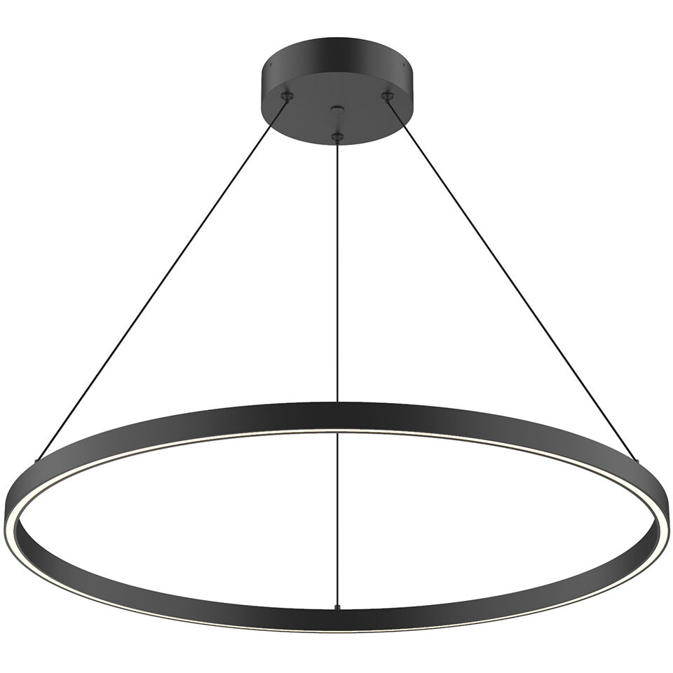 Cerchio Pendant Ceiling Light in Black