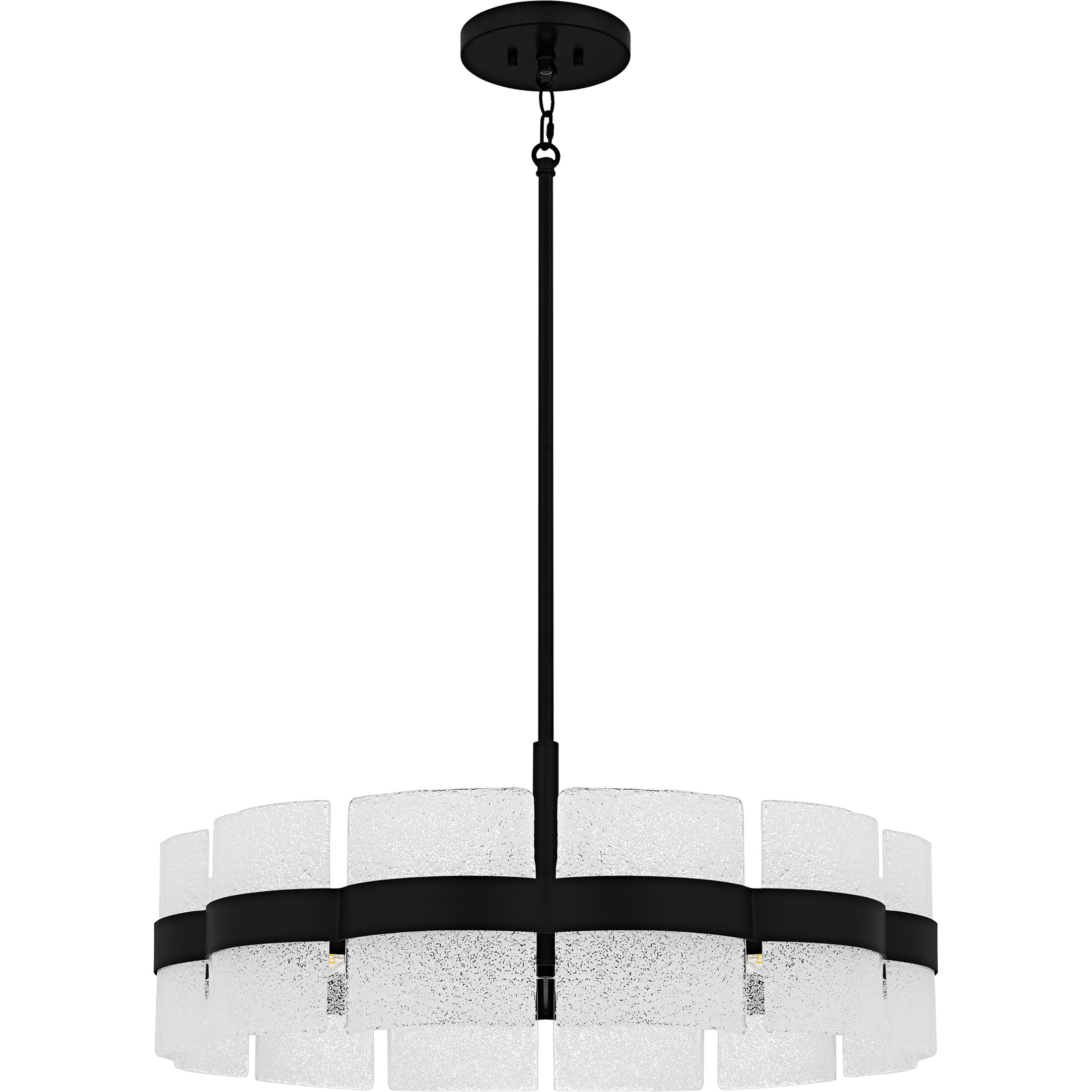 Sweeney 6 Light 30 inch Matte Black Pendant Ceiling Light