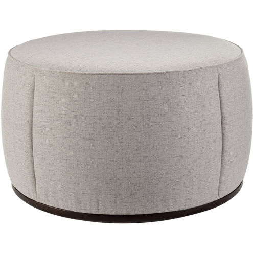 Lanza 21 inch Upholstery: Light Gray; Base: Dark Brown Ottoman