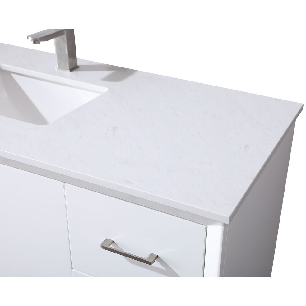 Hayes 54 X 22 X 35 inch White Vanity Sink Set