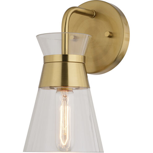 Harper LED 6.25 inch Natural Brass Bathroom Light Wall Light
