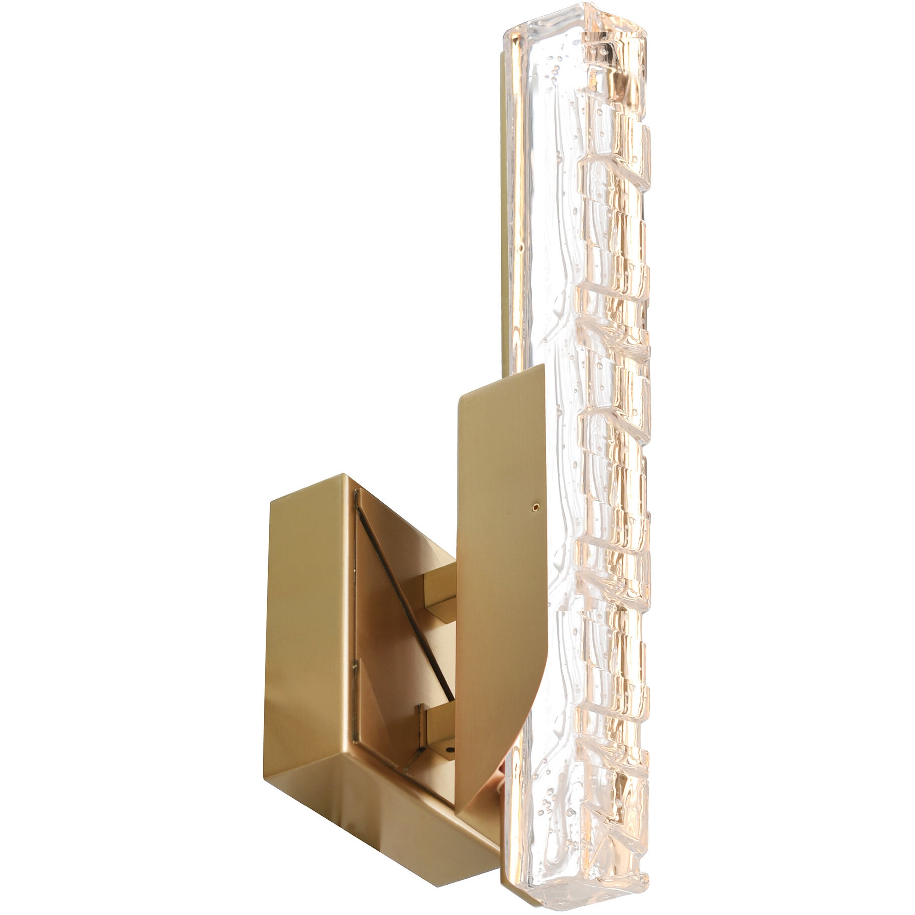 Valira LED 4.3 inch Brass Wall Light