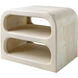 Tana 22 X 18 inch Ivory End Table