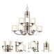 Horizon 9 Light 30 inch Satin Nickel Chandelier Ceiling Light