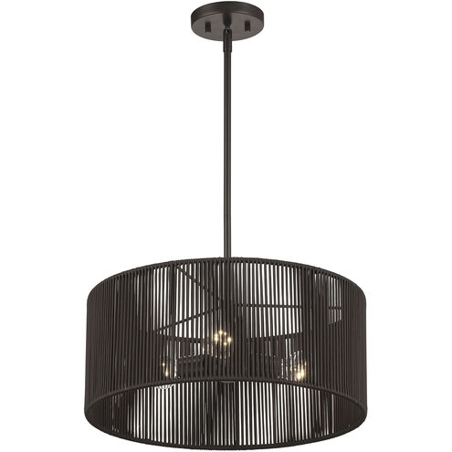 Acordia 3 Light 18 inch English Bronze Pendant Chandelier Ceiling Light