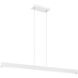 Presley LED 33 inch Matte White Chandelier Ceiling Light