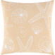 Sea Life 18 X 18 inch Wheat/White Pillow Kit, Square