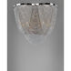 Chantilly 2 Light 12 inch Polished Nickel Wall Sconce Wall Light