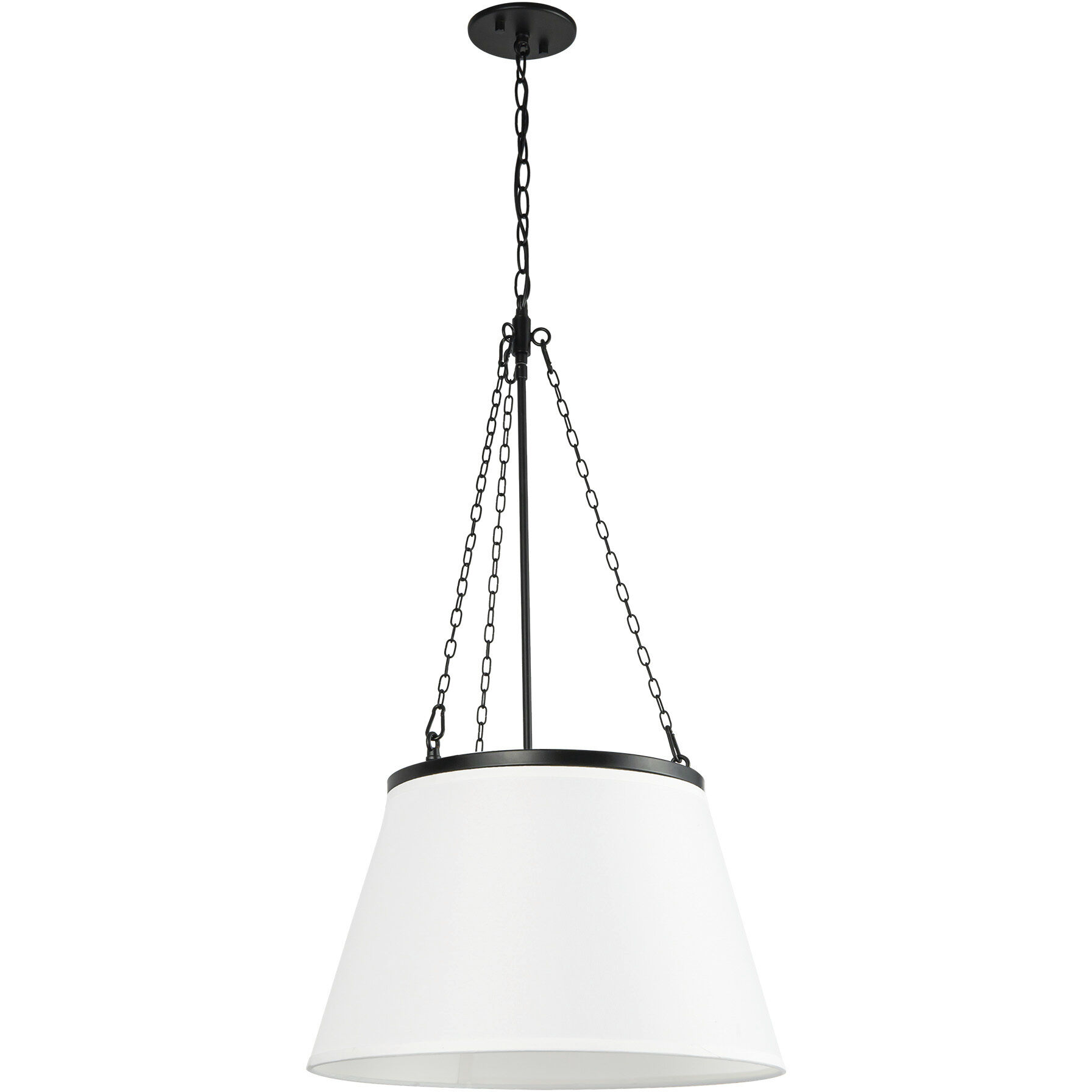Alora Mood Speakeasy Pendant Ceiling Light in Matte Black