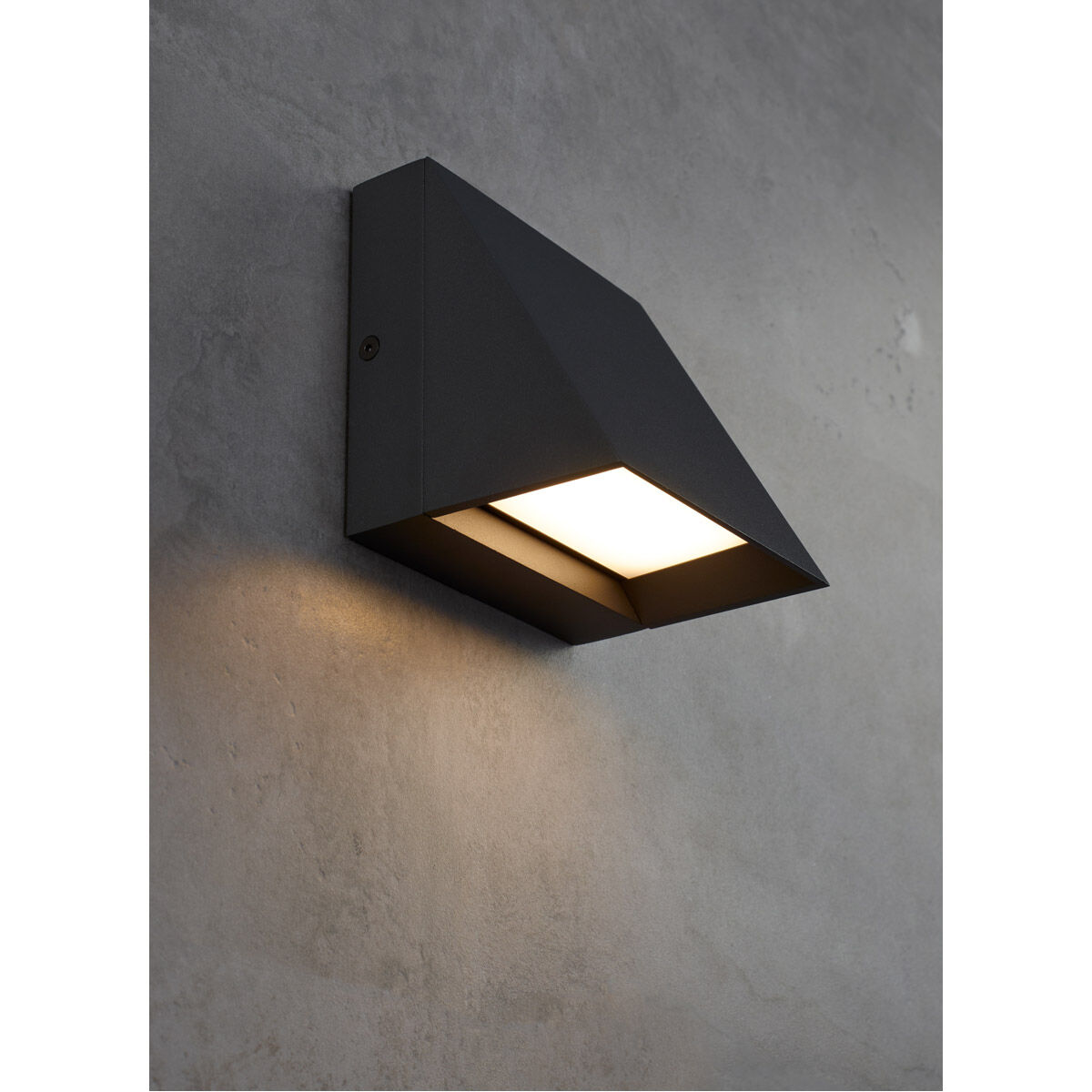 Tech Lighting 700WSPITSB LED827 277 LED Outdoor Wall Mount Pitch Black