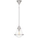 Hidalgo 1 Light 9.5 inch Brushed Nickel Mini Pendant Ceiling Light